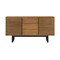 Armen Living Aldo Brown Oak Sideboard Buffet Cabinet in Brown Oak Wood with Black Metal Legs LCAOBUROAK - alternate 1